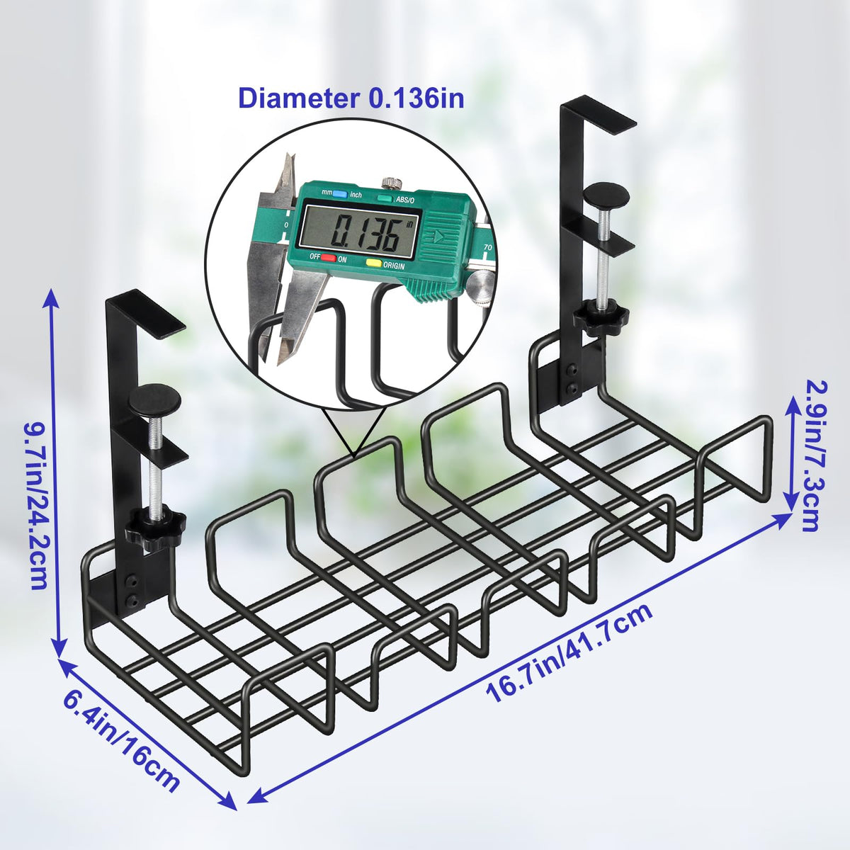 OneLeaf cable accessories laid out showing ties clips sleeves and easy customization benefit