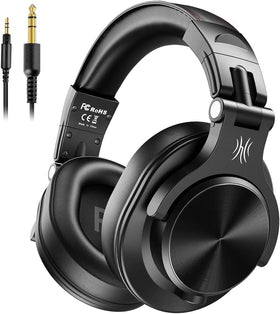 OneOdio A71 front view showing over-ear design and clean audio profile for accurate mixing
