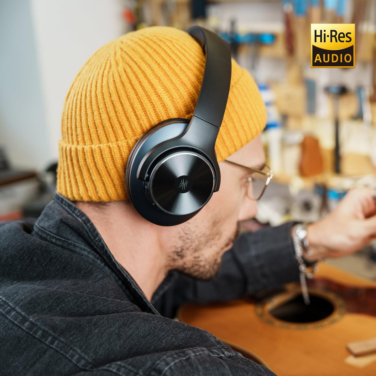 OneOdio Focus A10 Bluetooth and wired mode for seamless listening