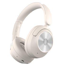 OneOdio Focus A6 white headphones with active noise cancellation for quiet travel and focus