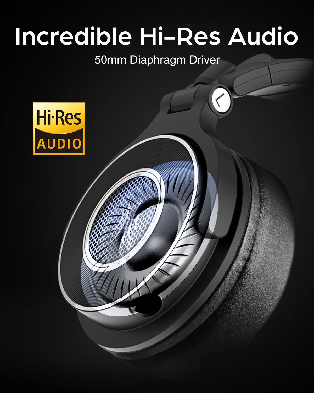 OneOdio Monitor 60 soft ear pads provide comfort during long mix sessions.