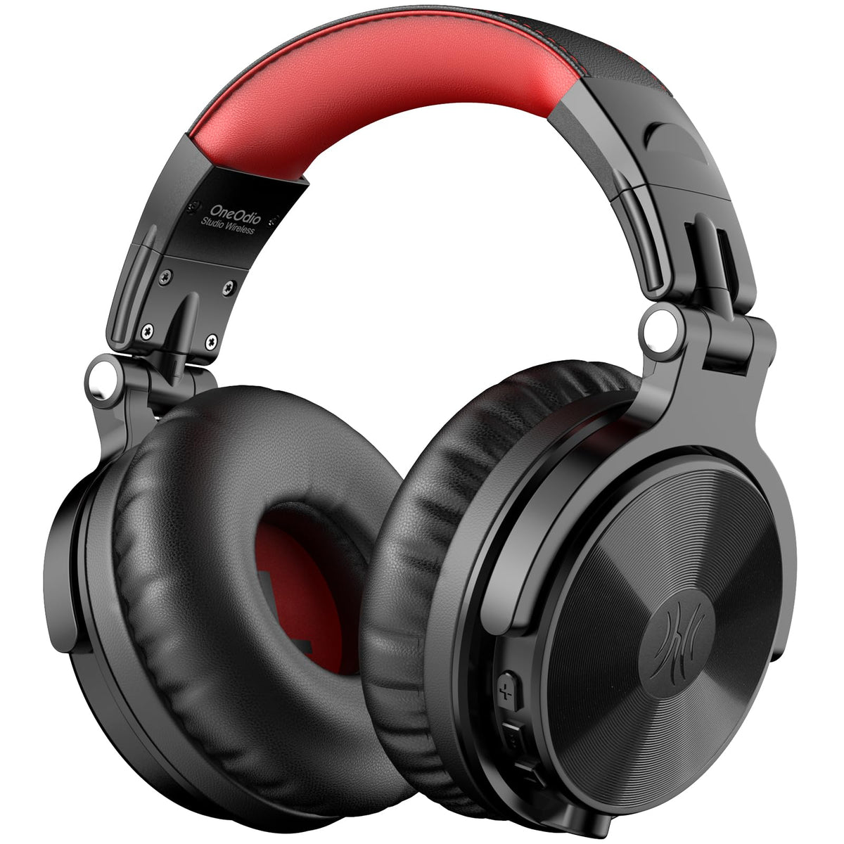 OneOdio front view showing red Studio Wireless Pro C, bold look and clarity