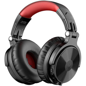 OneOdio front view showing red Studio Wireless Pro C, bold look and clarity