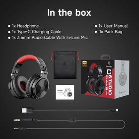 OneOdio on commuter wearing headphones, comfortable long-wear benefit
