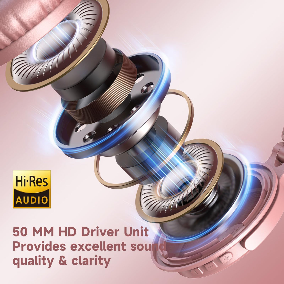 OneOdio headphones on laptop showing desktop use and hands-free convenience benefit
