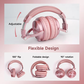 OneOdio headphones packed inside a bag showing travel readiness and space-saving benefit