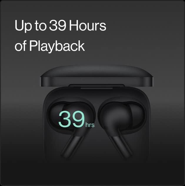 OnePlus Buds Pro 2 Arbor Green silhouette highlighting active noise cancellation