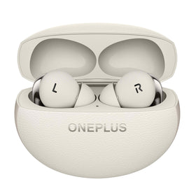 OnePlus Buds Pro 3 Lunar Radiance charging case with on-the-go charging.