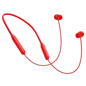 OnePlus Bullets Wireless Z3 worn in-ear lifestyle shot showing secure fit during activity