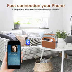 ONGTEED retro radio dial and tuning knob for precise station selection