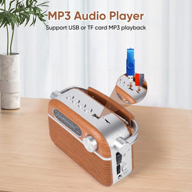 ONGTEED retro radio wall power option for continuous home use