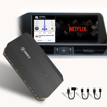 ONINCE Magic Box 3.0 Pro front panel view powering enhanced car infotainment.