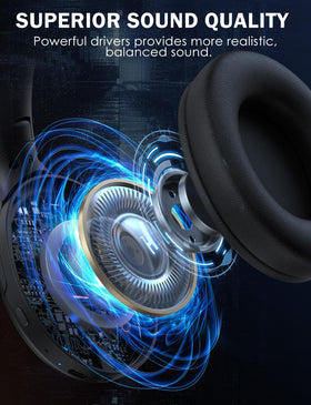ONITOON 90° rotatable earcup detail showing swivel mechanism for comfortable fit