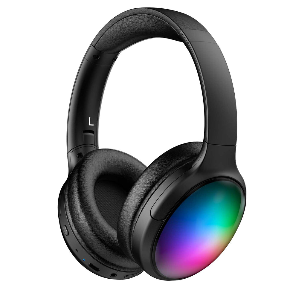 ONITOON front view showing headphones and clear branding, highlights design and portability