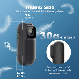 ONKELYIM charging case open displaying camera storage and power convenience