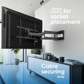 ONKRON modern bracket design blends with contemporary interiors.