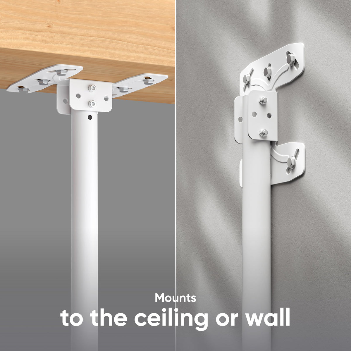 ONKRON N1L-W universal VESA compatibility for secure mounting.