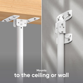 ONKRON N1L-W universal VESA compatibility for secure mounting.