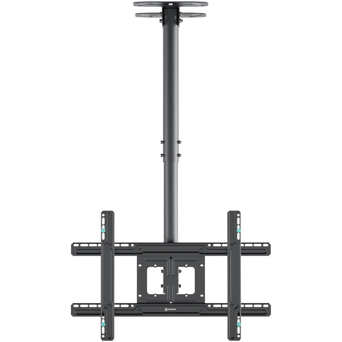 ONKRON N2L-B ceiling mount for 32–80 inch TVs with strong weight support.