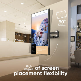 ONKRON supports VESA patterns up to 800x600 for large displays.