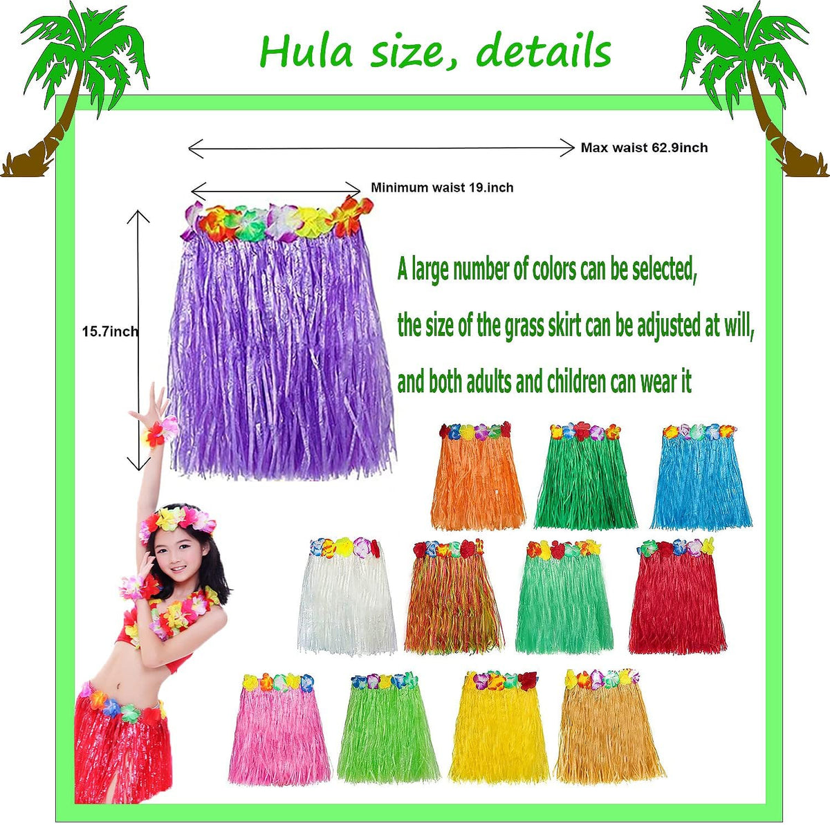 ONKULL multi-color leis adding tropical flair for performances and photos