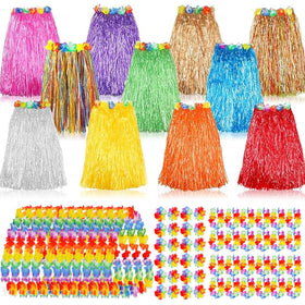 ONKULL Hawaiian luau skirt in vibrant colors for festive beach party decor