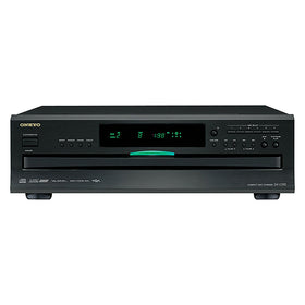 Onkyo DX-C390 six-disc changer in action offering uninterrupted playlists