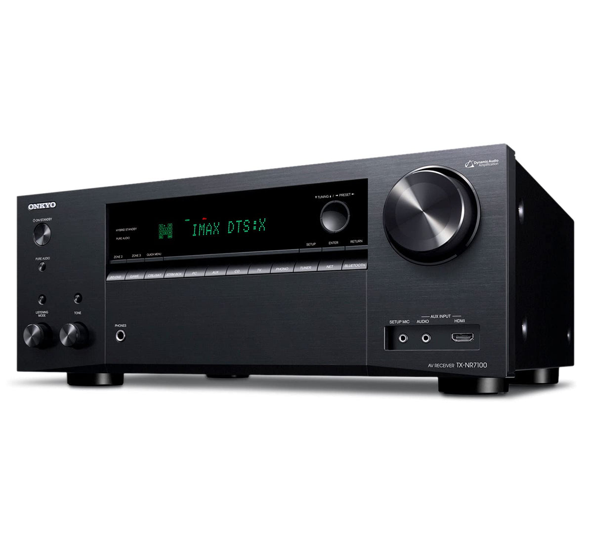 Onkyo TX-NR7100 HDMI 8K/4K ports highlighting future-ready video and audio