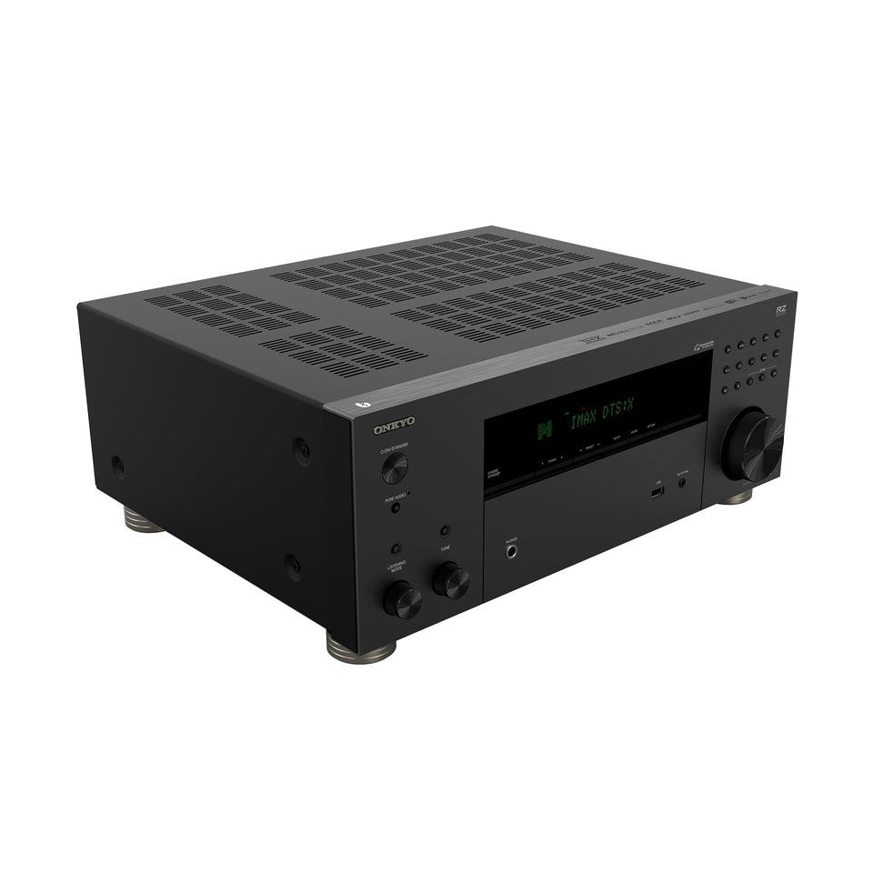 Onkyo TX-RZ30 front panel with intuitive controls for quick sound tweaks