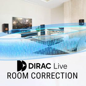 Dirac mic included for room correction calibration