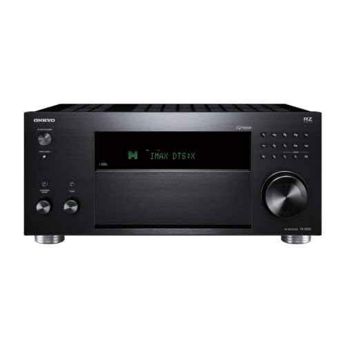 Onkyo TX-RZ50 rear panel ports for flexible connections.