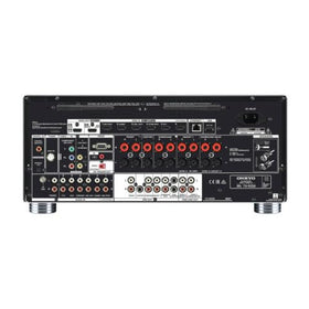 Onkyo TX-RZ50 remote control for fast sound mode adjustments.