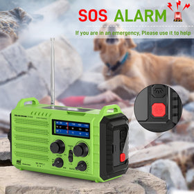 Integrated 3W flashlight and 2.5W reading lamp for nighttime tasks.