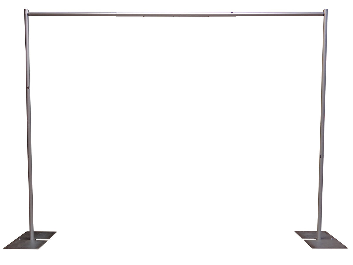 OnlineEEI 8ft tall backdrop frame for tall, clean event setup.