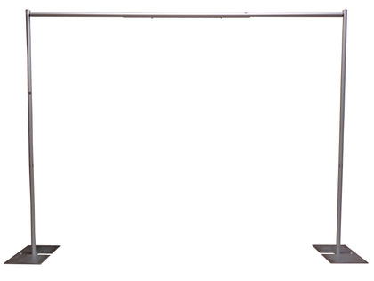 OnlineEEI 8ft tall backdrop frame for tall, clean event setup.