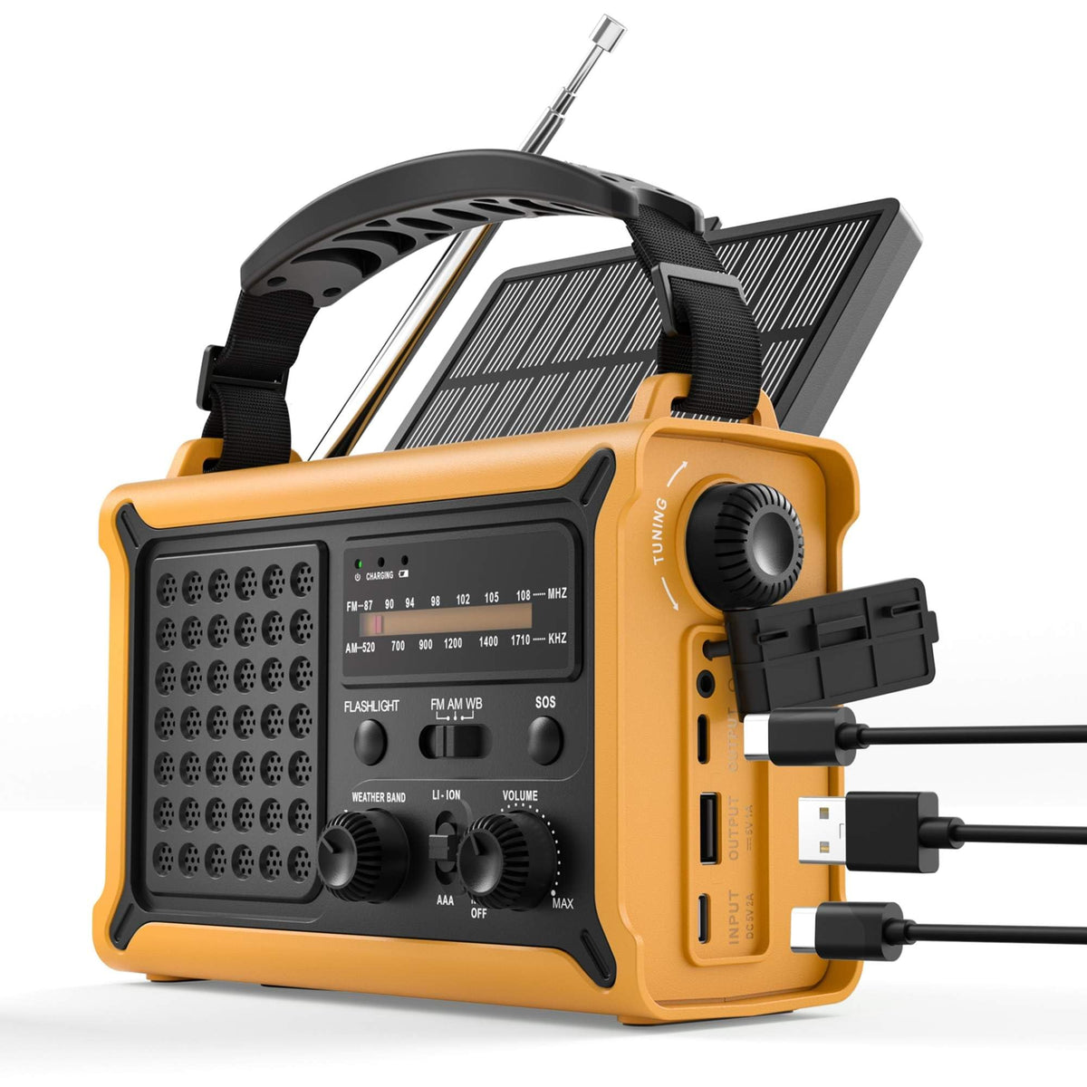 OnLyee front view showing radio and controls for rapid emergency response