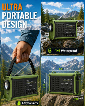 OnLyee in camping setup with tent and backpack, built for rugged outdoor preparedness