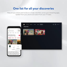 onn. compact streamer beside a smartphone to show small size advantage