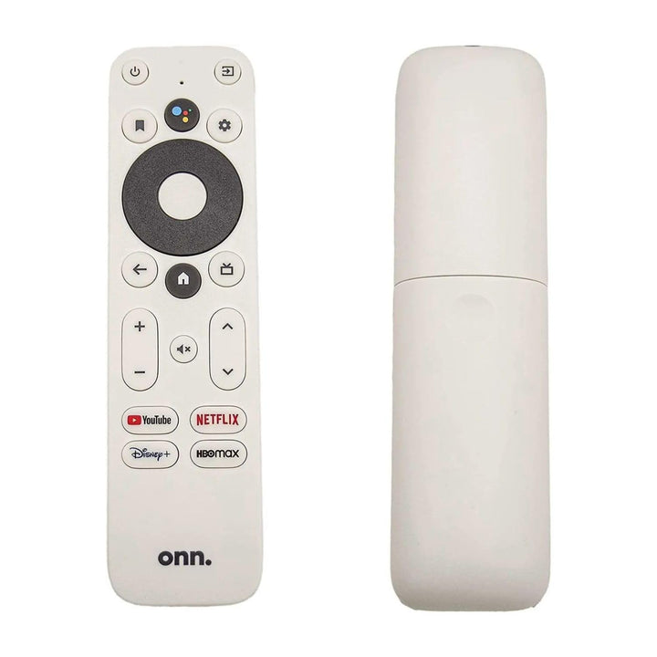 onn. 4K streaming device front view showing compact design and HDMI ease