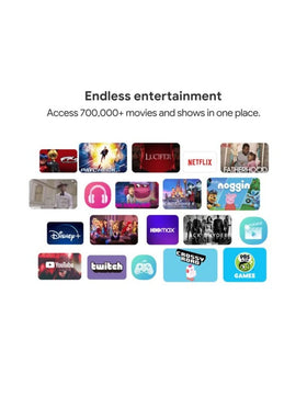 ONN device beside common objects to show compact size and space saving