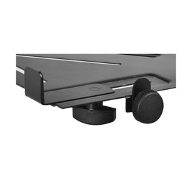 OnStage MSA5000 width-adjust feature demonstrates a 14–16.5 inch fit