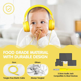 ONTA folded headset compact for travel, easy storage and portability