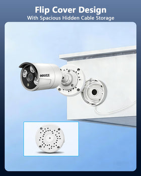 OOSSXX cable through top entry with cables hidden to improve appearance and safety