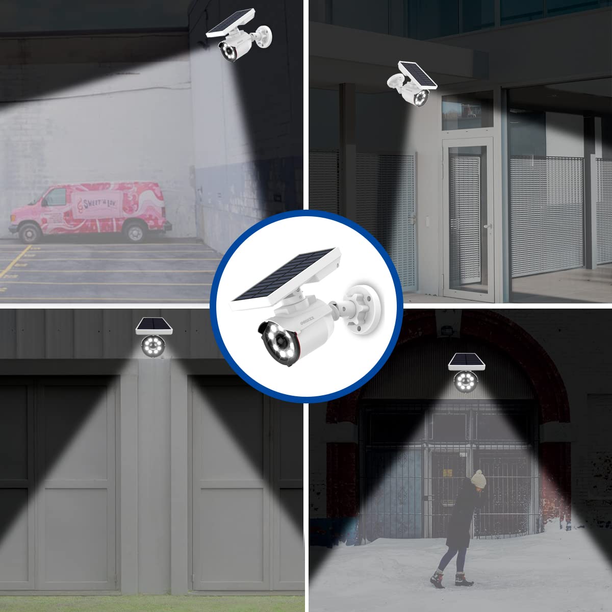 oossxx night activation scene with 800lm burst providing improved visibility benefit