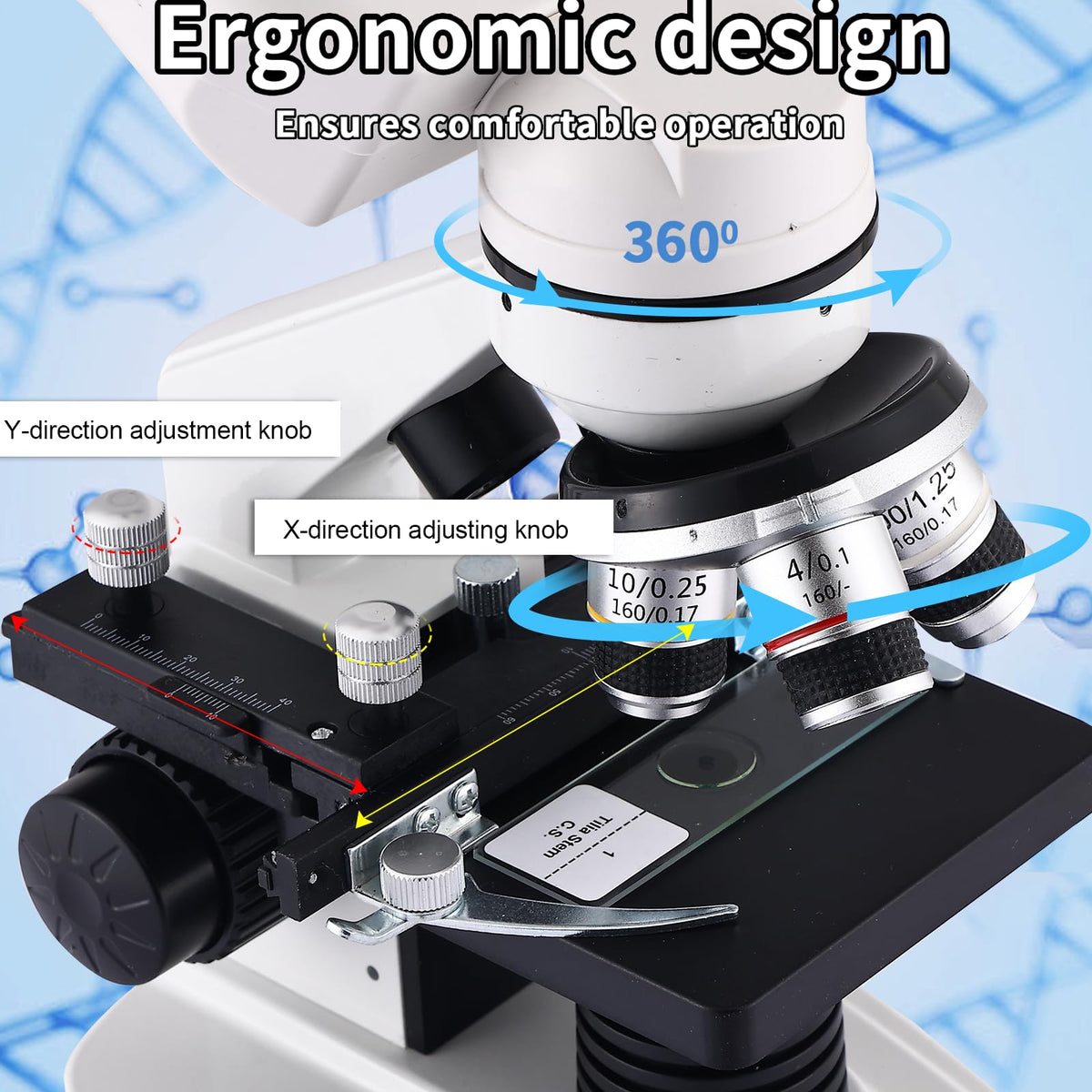 OOZSTAR binocular microscope ideal for student projects and home labs