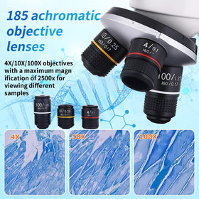 OOZSTAR microscope coarse and fine knobs enabling precise focusing