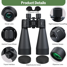 OPAITA binoculars with protective case for dry storage and travel.
