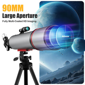 Opaita telescope with 600mm focal length enables clear planetary details and wide viewing