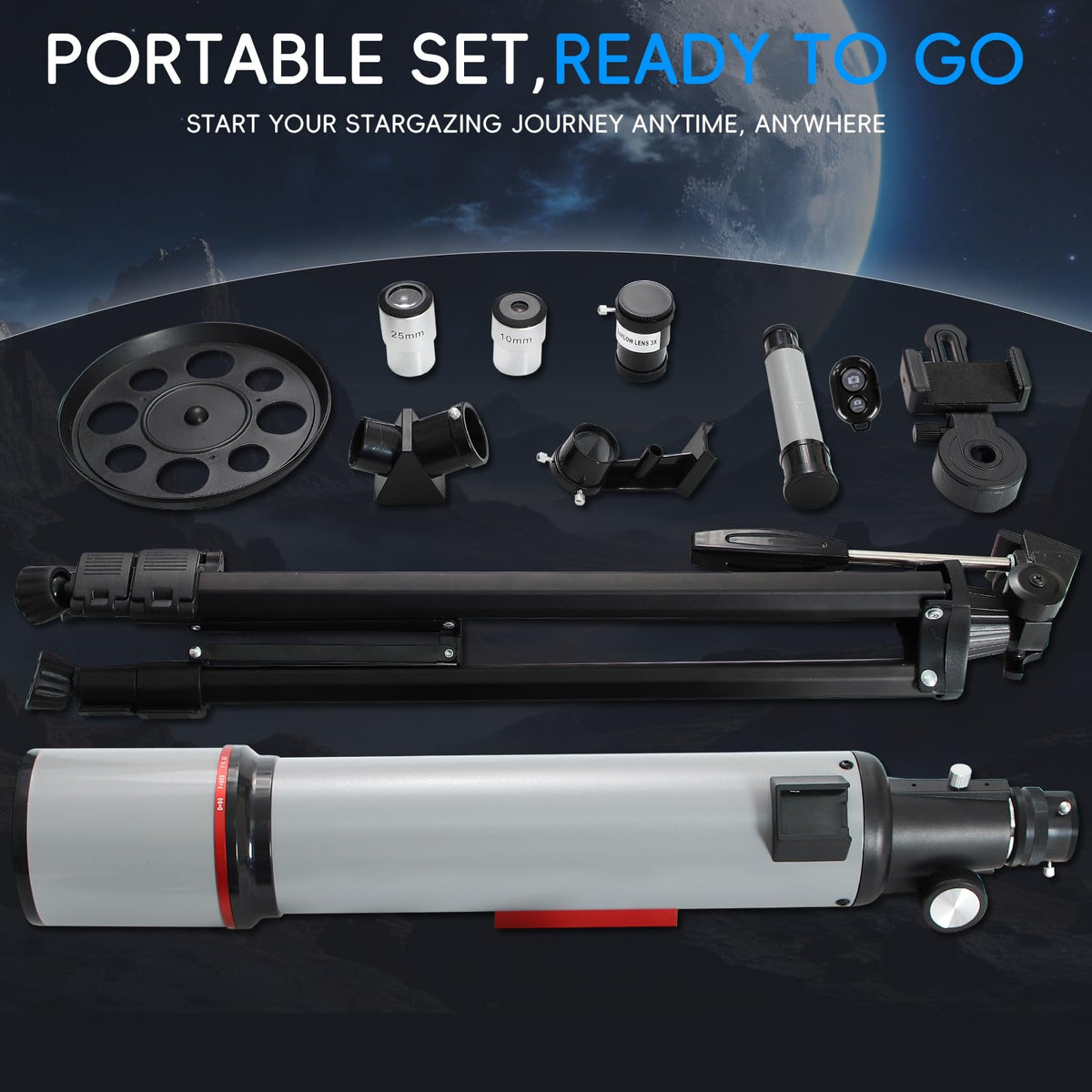 Opaita telescope night-sky view invites curious minds to explore