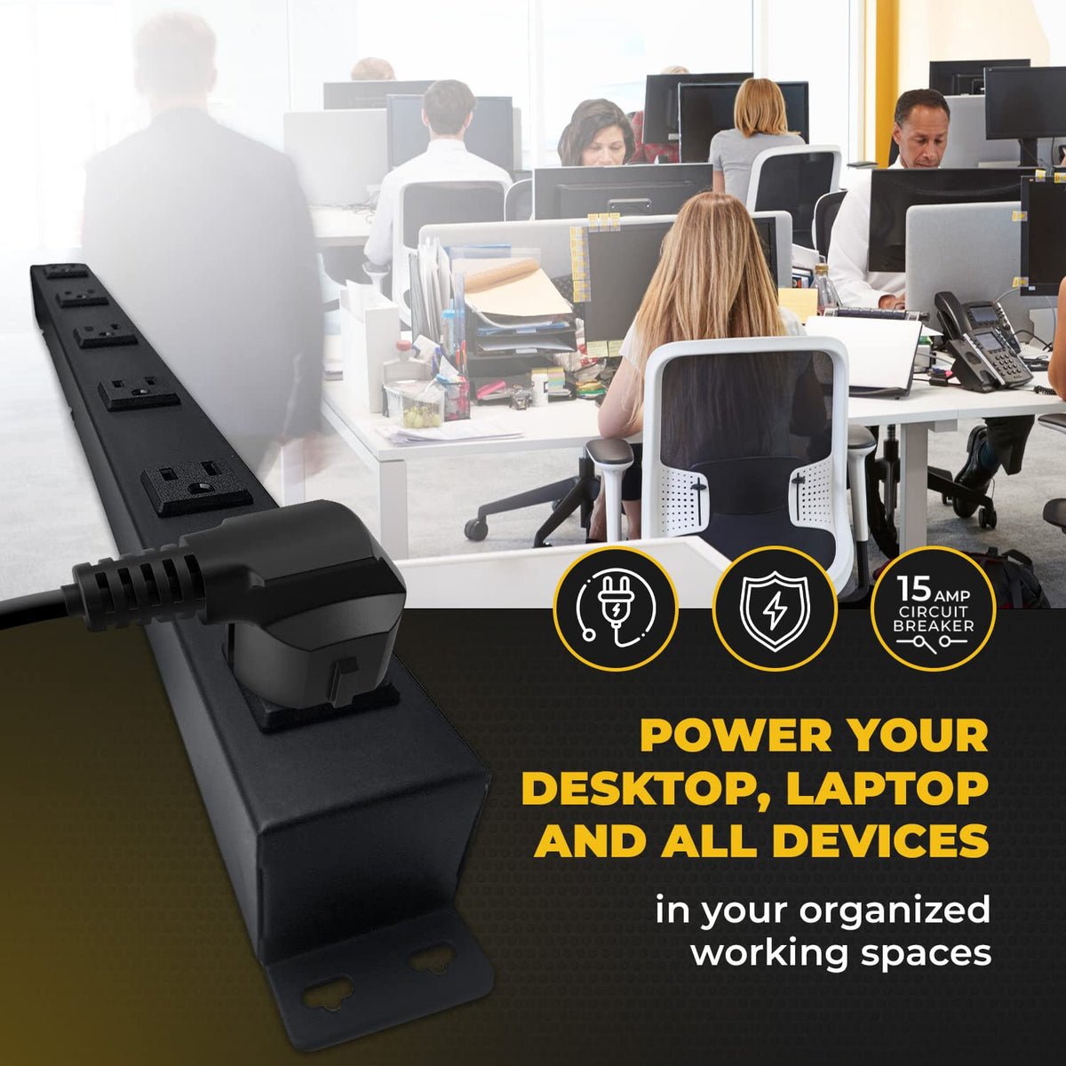 opentron in home office powering multiple devices for streamlined setup